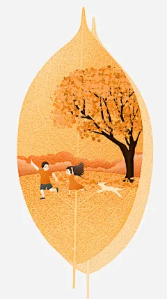 卡通手绘黄色秋天秋分_新图网 https://www.ixintu.com