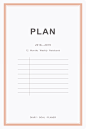 笔记本内页—计划（1）