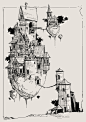 Daily Sketch - Medieval Floating Village