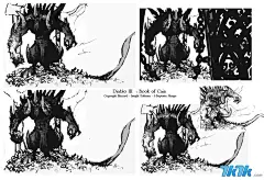 《暗黑破坏神》原画欣赏 黑与白的简单之美