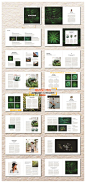 方形简约文学画册杂志个人作品集排版设计id模版 InDesign模板-淘宝网
