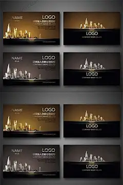 房地产建筑装修名片-众图网