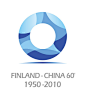 finland china 60 anniversary 中芬建交60周年纪念标志