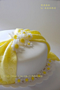 雏菊装饰蛋糕
