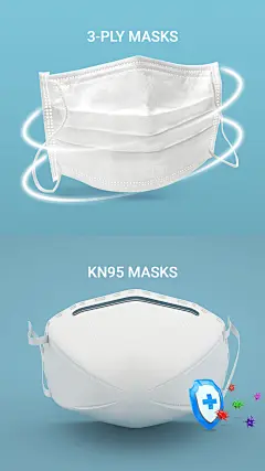 Minimalist Medical Mask Details Description Ecommerce Product Image