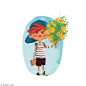 Children's Book Illustration : Children's book illustration project. Amazing adventures of a witch and her friends. Story by Agnieszka Urbanska.
