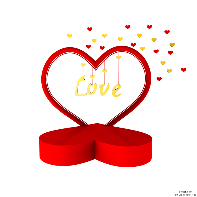 立体电商展台素材 PNG搜索 love,...