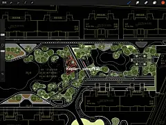 日常设计分享｜低成本大区景观平面方案草图