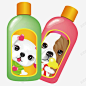 狗狗清洗液矢量图高清素材 产品包装 容器 洗衣液 瓶子 矢量图 免抠png 设计图片 免费下载