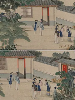每日一画276｜孙温绘红楼梦7｜凤姐醉闹宁国府