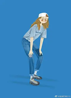 企鹅妈妈商业插画课超话按照企鹅妈妈课前准备课所说的先画火柴人再铺色块的方法真的很好用，练习了两周的造型，虽然细节还是有欠缺，但是静下心练习才能发现自己哪些方面不足，有哪里画的不好还请企鹅妈妈帮忙指出@企鹅妈妈Alice 2深圳 ​​​​