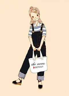 【生活中穿衣搭配的二次元女生插图】 插画师署名六子的LOVER，希望你会喜欢这组手绘插画作品。