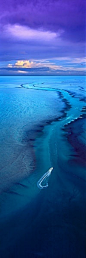 Ocean River, Montgomery Reef, Western Australia | Blue