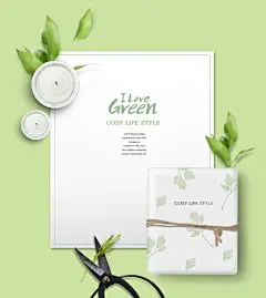 小清新春夏季天食品物场景奶茶鲜花饮品咖啡厅创意海报psd素材