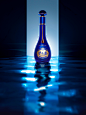 广告摄影 梦之蓝 水元素 洋河 蓝色  酒类 静物摄影