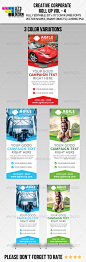 Corporate Roll-Up Banner Vol 4 - Signage Print Templates