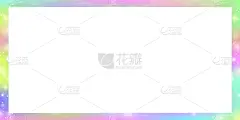 可爱的,公主,独角兽,华丽的,纺织品,边框,模板,童话故事,彩虹
