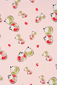 卡通人物图案背景图片