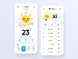 Weather App (Light Version) by Offdesignarea on Dribbble