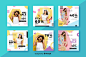Instagram sale collection template with photo Free Vector