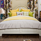 美式样板房床品高档样板间床品多件套高端床上用品十件套床品现代