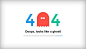 Free 404 Error Page PSD Template