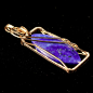 Lapis Pendant in Gold by innerdiameter@北坤人素材