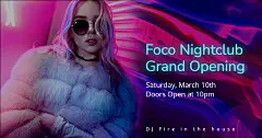 Fashion Nightclub Grand Opening Advertisement Ecommerce Banner