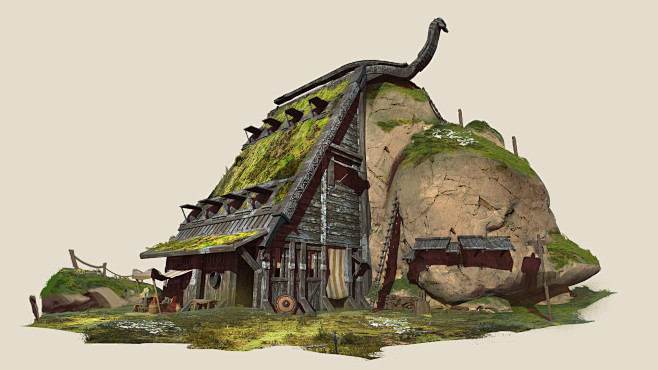 {西方系列}欧美西方建筑设计（物件设定，...