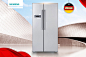 德国独资的西门子88年冰箱制造经验 610L对开门家用节能省电-聚划算团购