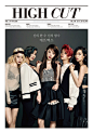 【f(x)】《HIGH CUT》超强克里斯马画报公开 成员大秀美腿好身材
