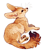 Cute Animal Drawings, Animal Sketches, Cute Drawings, Art Sketches, Desenho Tattoo, Fox Art, Creepy Art, Furry Art, Cute Art