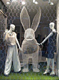 VM | Window Visual Merchandising | VM | Window Display | Chicken Wire