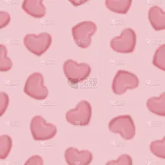 pink blur hearts seamless pattern for valentines d