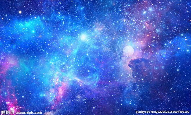 太空璀璨太空星空图