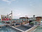 FLOATING BAR, ANTIGUA-浮动酒吧，安提瓜
该项目展示了安提瓜开发项目的浮动酒吧提案。该提案试图推动在海滩上设立一个浮动酒吧的想法。