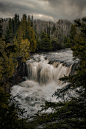 waterfalls in forest