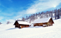 Sun blue houses ice skies wallpaper (#2538212) / Wallbase.cc