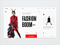 Harvard. Online Store home page with animation lookbook design typography promo photo interface new fashion grid after effect slider home page e-commerce ui ux motion gif interaction concept fashion art animation