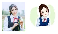 手绘卡通头像_哆啦A梦的大雄__插画师作品_涂鸦王国gracg.com