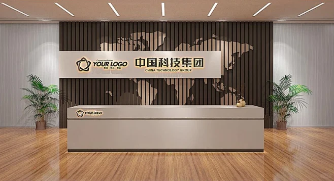 公司招牌前台logo标识制作，背发光字制作-花瓣网
