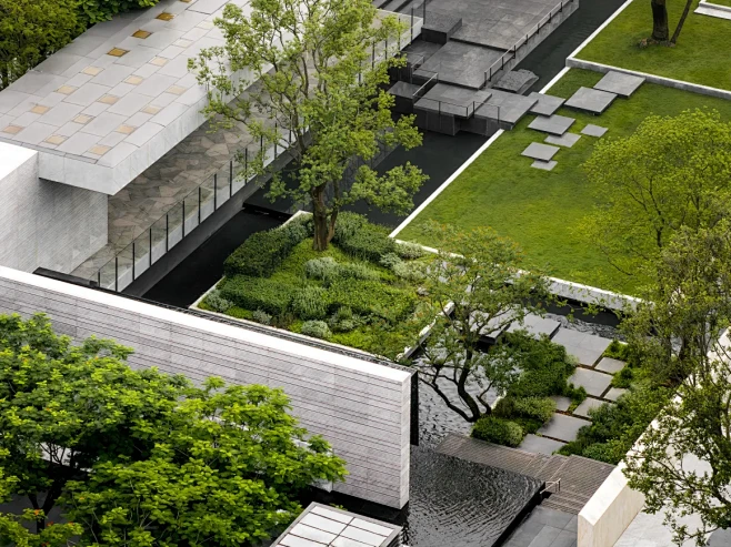 城市的风景，东莞华润旗峰润府城市展厅 / 承迹景观 – mooool木藕设计网-花瓣网