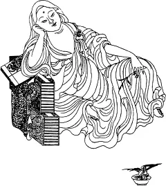 古代人物-坐着的菩萨