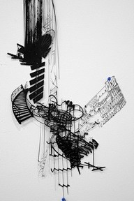 Sarah Sze. Checks an...