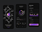 Smart Home Application Design betting temperature cryptocurrency dark ui smart home app smarthome graphs iot mobile ui uiux mobile