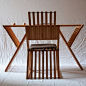 三角世界新品【预售】 工作桌椅组合1+1 原创设计 实木家具-淘宝网