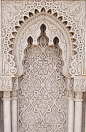 An arabesque at the Mausoleum of Mohammed V in Morocco photographed by Reena Azim Negi.