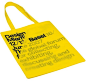 Custom coloured promotional carrier bag / Progress Packaging
