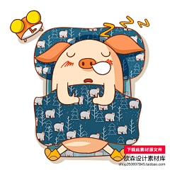 欧森设计素材库采集到猪年素材