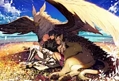 日本画师一组画风华丽人物造型可爱的插画作品！色彩丰富画技超棒